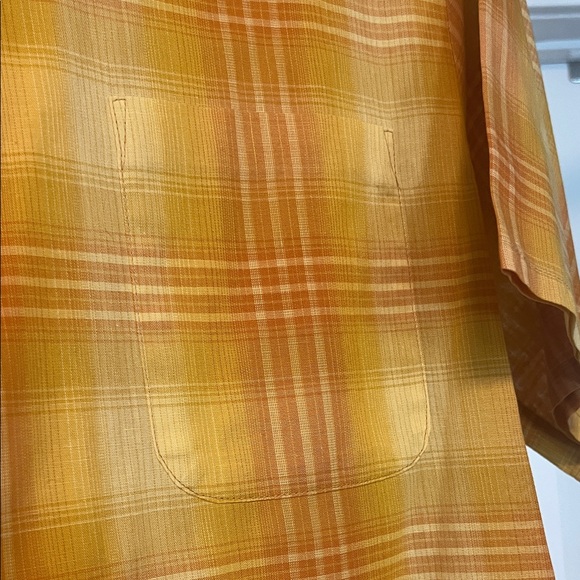 Vintage Towncraft Men's Orange Plaid Button Down Shirt - Picture 7 of 12